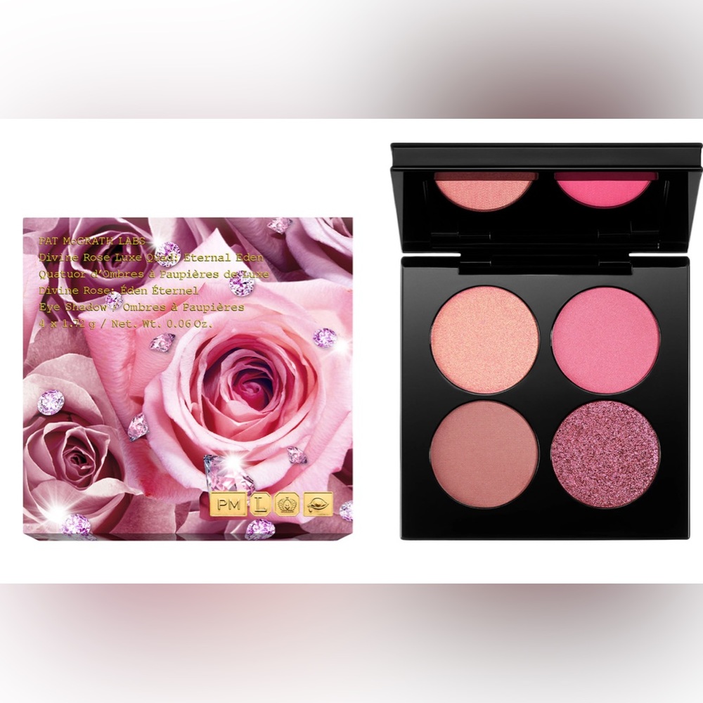 NIB Pat McGrath Labs Divine Rose Luxe Quad in Eternal Eden